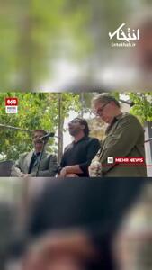آواز خواندن احسان خواجه امیری در سوگ پدرش