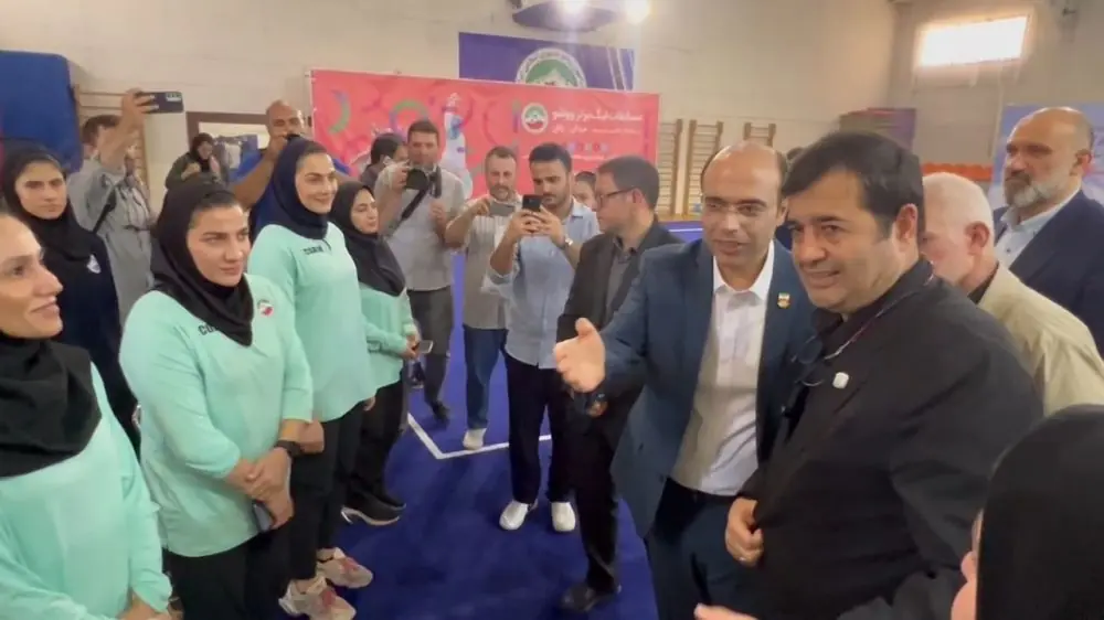 بازدید وزیر ورزش از تمرین تیم ملی ووشو بانوان