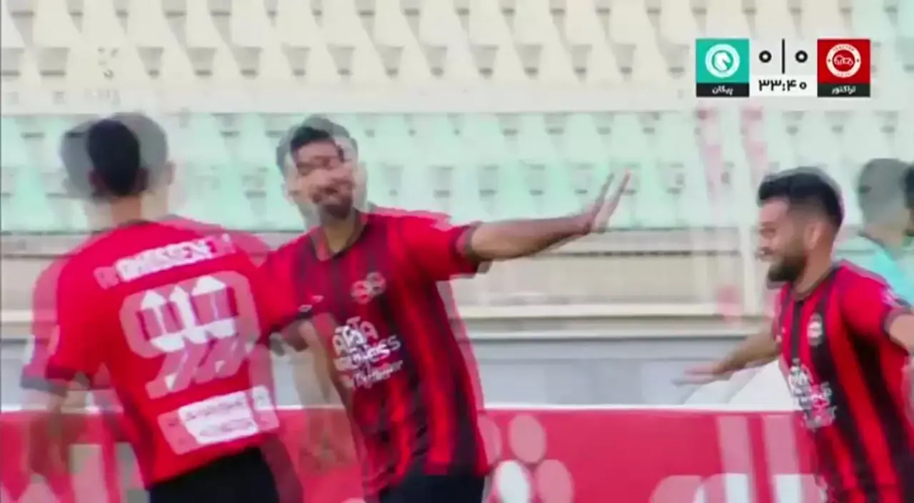 ویدیو: گل اول تراکتور توسط شهریار مغانلو