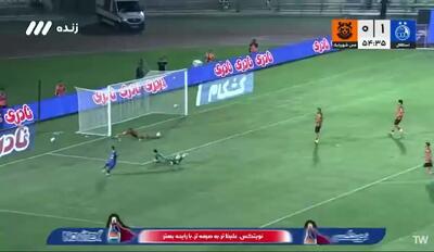  ویدیو: گل دوم استقلال به مس شهربابک توسط سحرخیزان