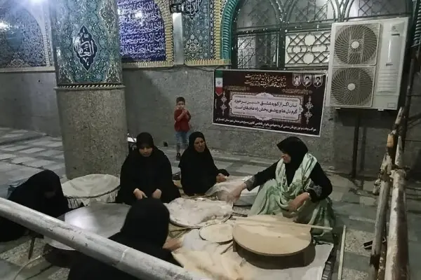 تجلی روحیه جهادی بانوان گچساران در آستان قدس بیبی حکیمه (س)