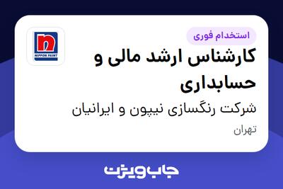  استخدام کارشناس ارشد مالی و حسابداری در شرکت رنگسازی نیپون و ایرانیان