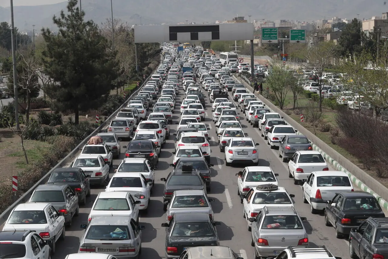 هشدار به مسافران؛ ترافیک در این محور سنگین است