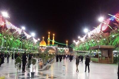 ببینید | لحظه سبز شدن چراغهای قرمز حرم امام حسین (ع) بعد از دو ماه عزاداری