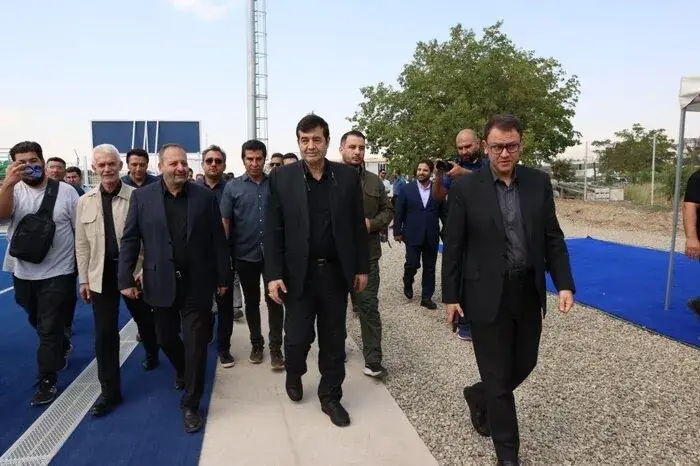  بازدید وزیر ورزش و جوانان از استادیوم بین المللی هاکی - پارس فوتبال