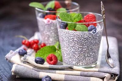 طرز تهیه ۳ مدل پودینگ دانه چیا