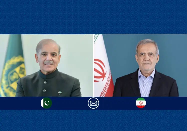  پیام پزشکیان به نخست‌وزیر پاکستان؛ تهران آماده گسترش همکاری‌های همه‌جانبه است