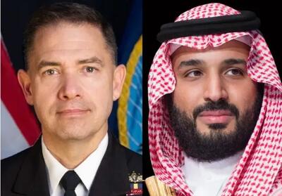 دیدار محمد بن سلمان با فرمانده سنتکام