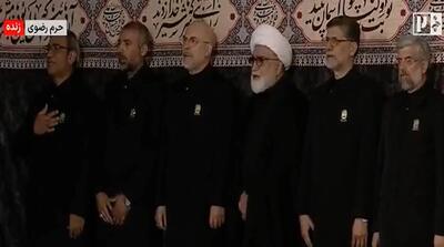  قالیباف در مراسم خطبه‌خوانی شهادت امام رضا