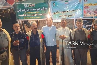 حضور پرشور عشایر کهگیلویه دوشادوش مردم در سنگر خیابان فیلم - تسنیم