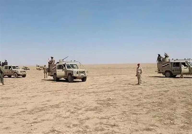 عملیات حشد شعبی برای سرکوب بقایای تروریسم در صحرای غربی عراق - تسنیم