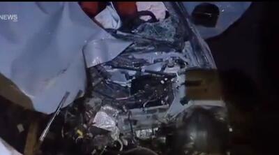  تصادف مرگبار BMW در بزرگراه همت با سه کشته +ویدئو