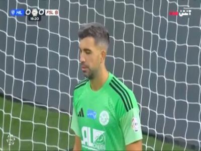 گل اول الهلال به الفیصلی (کریم بنزما)