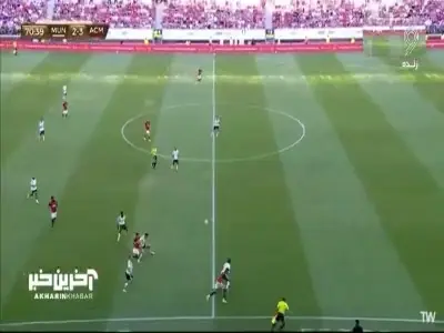 گل چهارم میلان به منچستر
