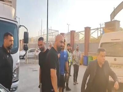  ورود تیم ملوان به ورزشگاه تختی آبادان