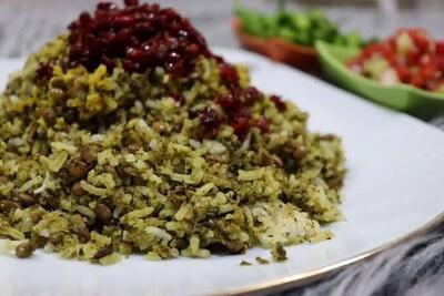 عدس پلو مقوی و مفید