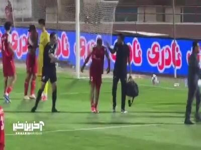 جلالی نیامده مصدوم شد!