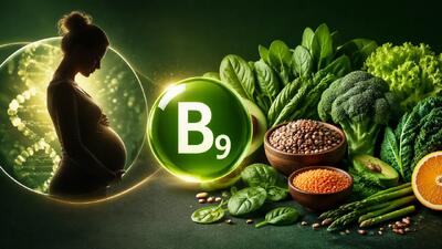 ویتامین b9 برای چی خوبه؟ نشانه های کمبود ویتامین b9؟ ویتامین b9 در چه غذاهایی است؟