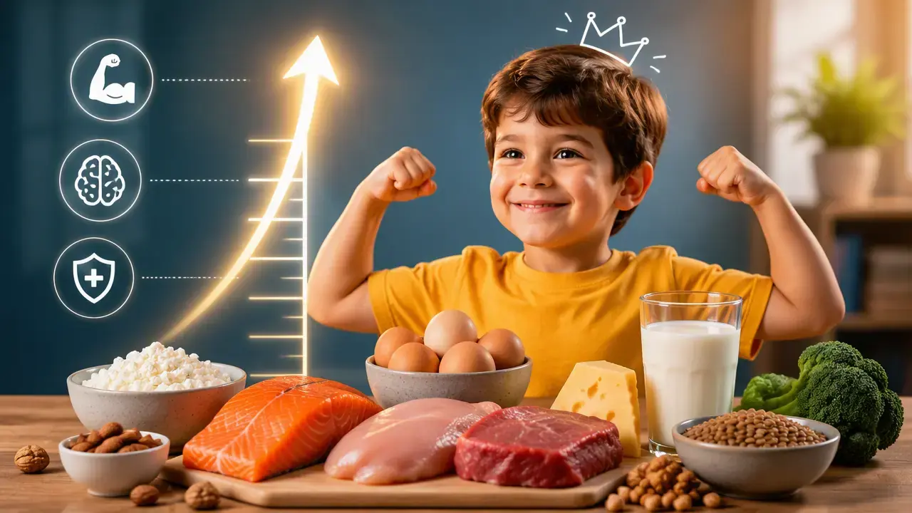  بهترین مواد غذایی پروتئین دار برای کودکان | غذای مناسب برای رشد کودک