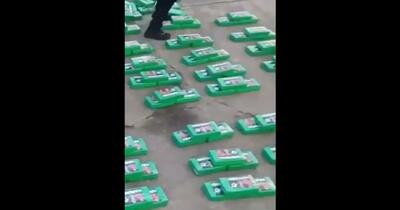  کشف ۴۶۹ کیلو کوکائین در اکوادور با بسته‌بندی تصویر هالند