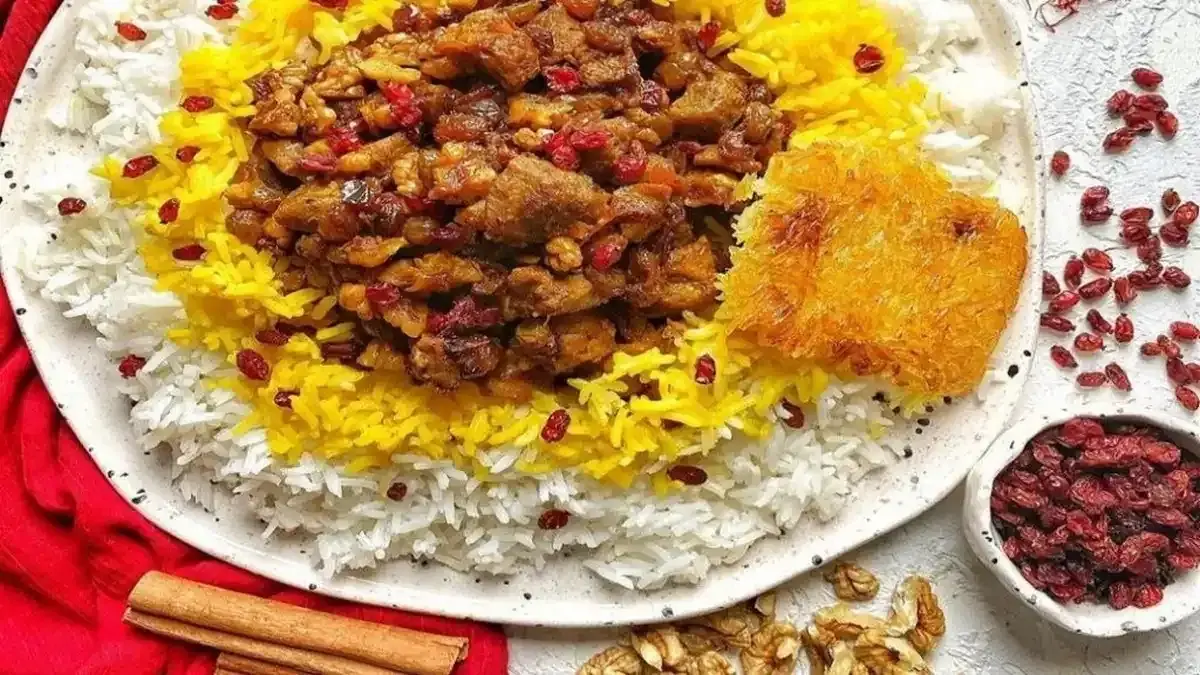 طرز تهیه گردو پلو خوشمزه و مجلسی