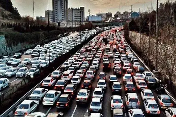 ترافیک سنگین در محورهای چالوس و هراز