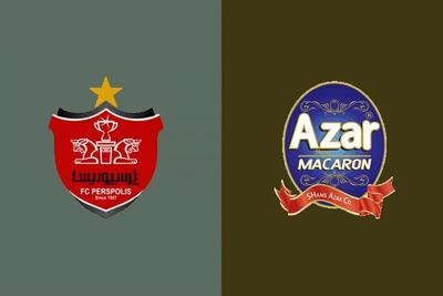  شمس آذر قزوین صفر پرسپولیس یک