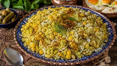 دمپختک باقالی با شوید؛ غذای اصیل تهرانی، ساده و خوش عطر با عطر کره و زعفران