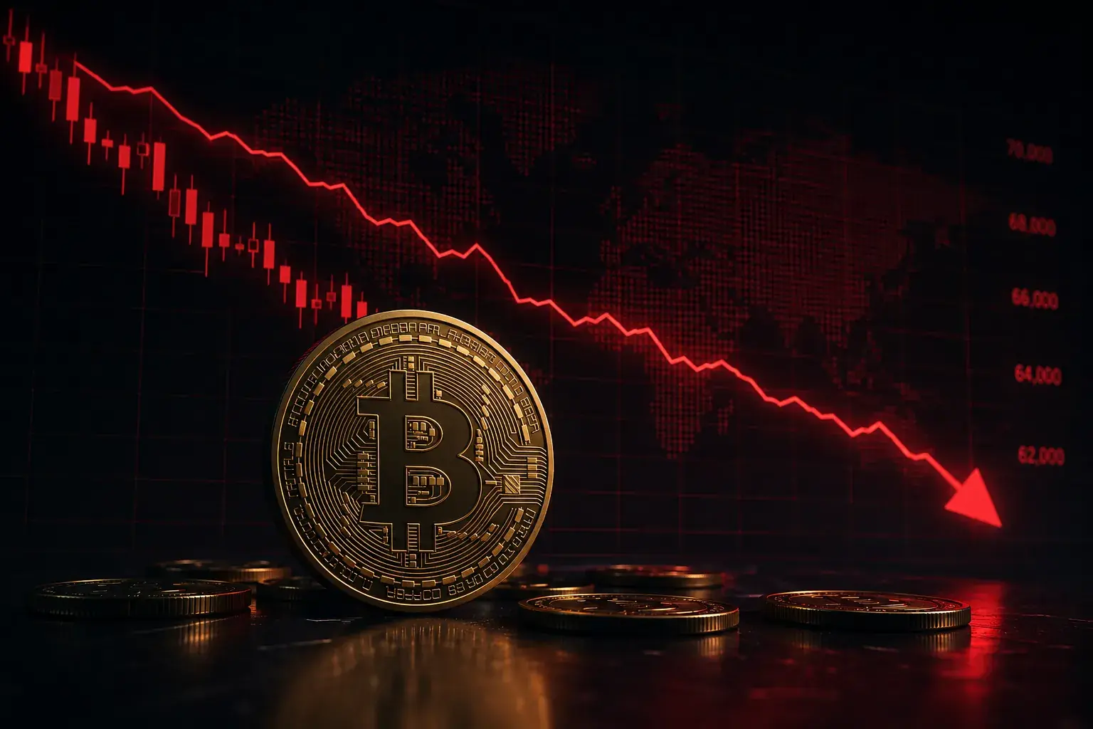 بازار کریپتو زیر فشار فروش؛ بیتکوین به ۶۳ هزار دلار رسید