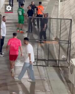  ببینید؛ رفتار عجیب اورونوف در پایان بازی پرسپولیس و شمس‌آذر