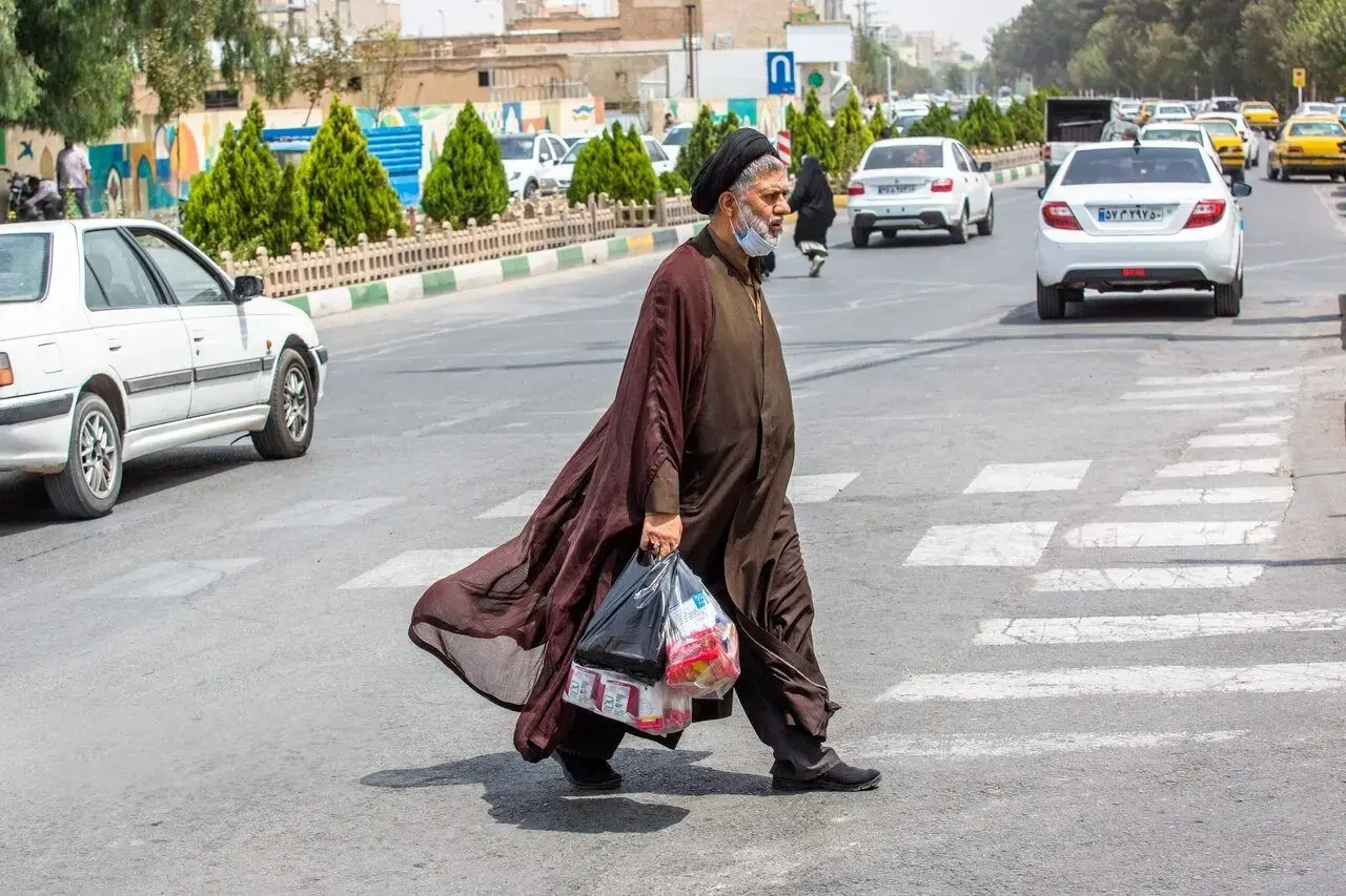 تصاویر؛ گرد و غبار نفس قم را گرفت