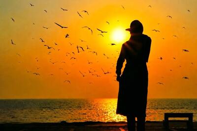 تصاویر؛ غروب تماشایی بوشهر در آغوش خلیج فارس