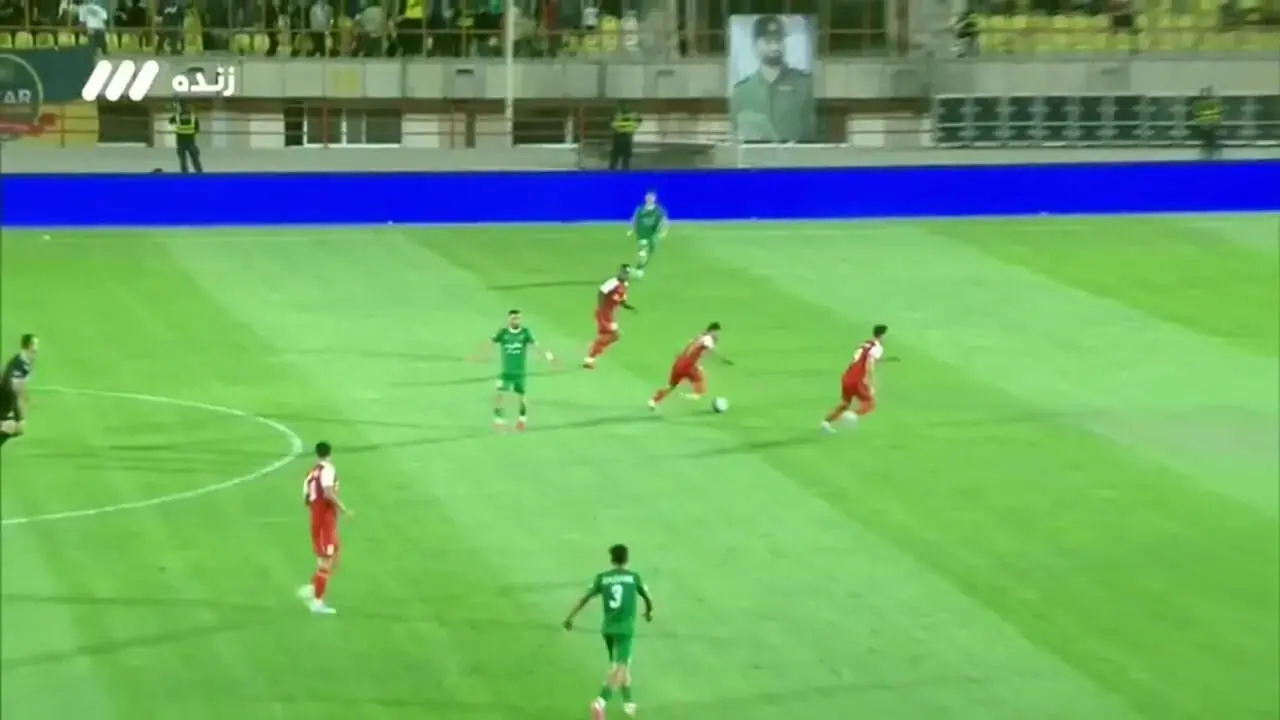  گل دوم پرسپولیس به شمس‌آذر با ضربه عمری + ویدئو