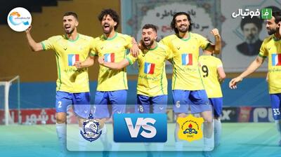  خلاصه بازی صنعت نفت آبادان 1-1 ملوان
