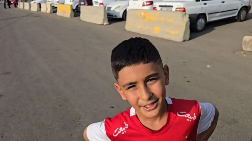 هوادارا خردسال پرسپولیس: من تارتار را خیلی دوست دارم