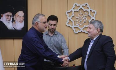 نشست رئیس شورای اطلاعرسانی دولت با شهردار تهران