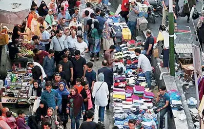 ساماندهی دستفروشان محور ۱۵ خرداد
