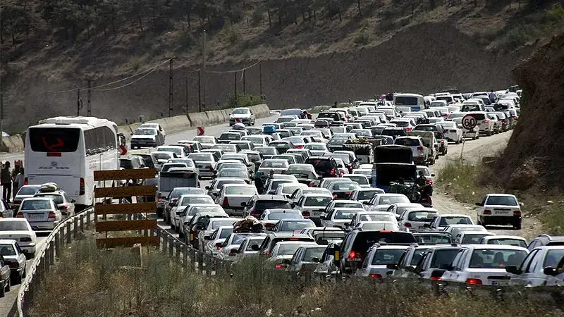 ترافیک سنگین در محورهای شمال کشور