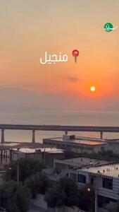 عبور زیبای قطار از میان آب های سد سپیدرود+ فیلم