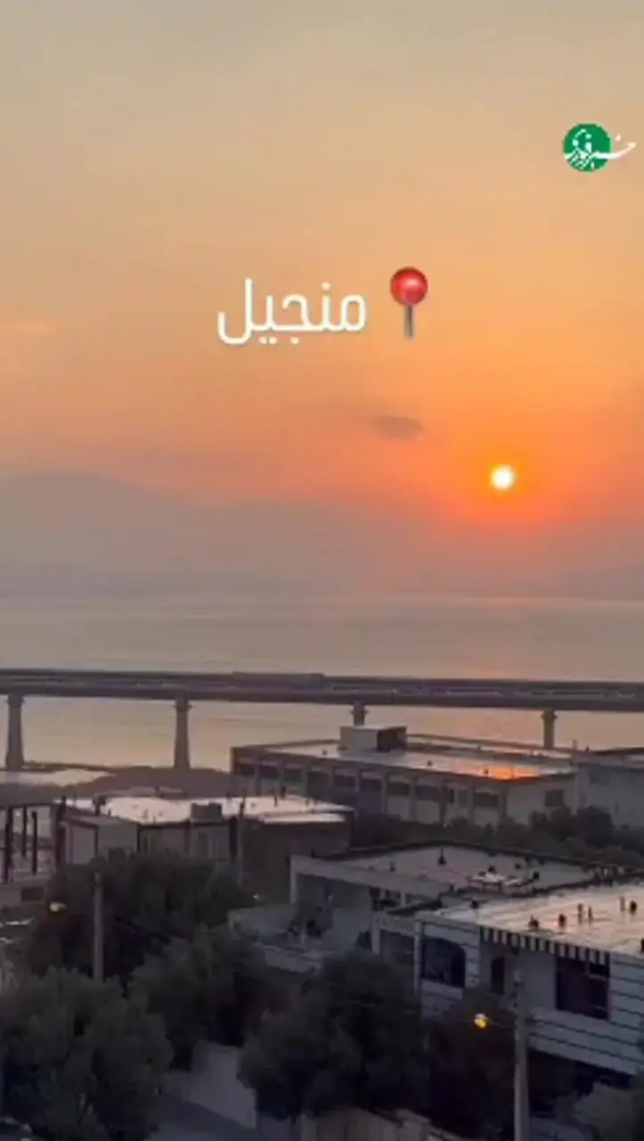  عبور زیبای قطار از میان آب های سد سپیدرود+ فیلم