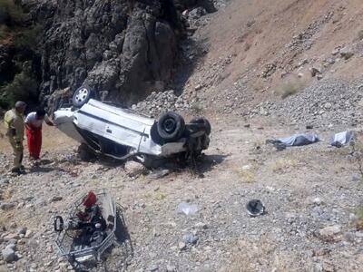  واژگونی خودرو در جاده سوادکوه پنج مصدوم برجا گذاشت