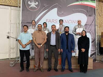  قهرمانان مسابقات شمشیربازی جوانان بانوان فارس معرفی شدند