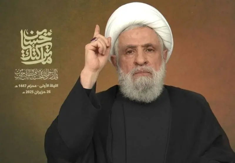  در ایتا شیخ نعیم قاسم را هم سانسور کردند! گویا هیچ‌کس نباید از تفاهم‌نامه اسلام‌آباد حمایت کند، حتی دبیرکل حزب الله!