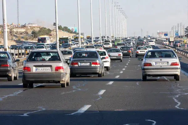 ترافیک سنگین در محورهای چالوس و هراز