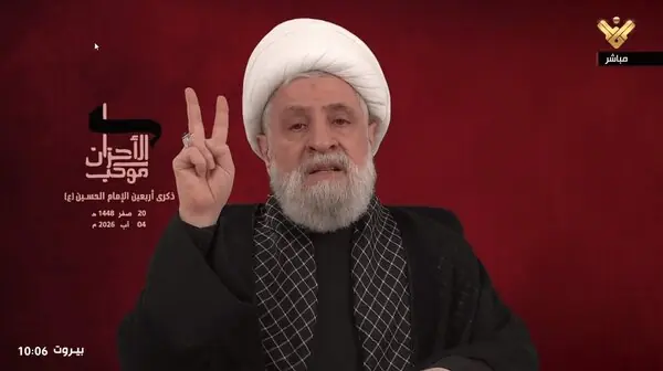انتقاد نعیم قاسم از عملکرد مقامات لبنانی در قبال مقاومت و مذاکرات