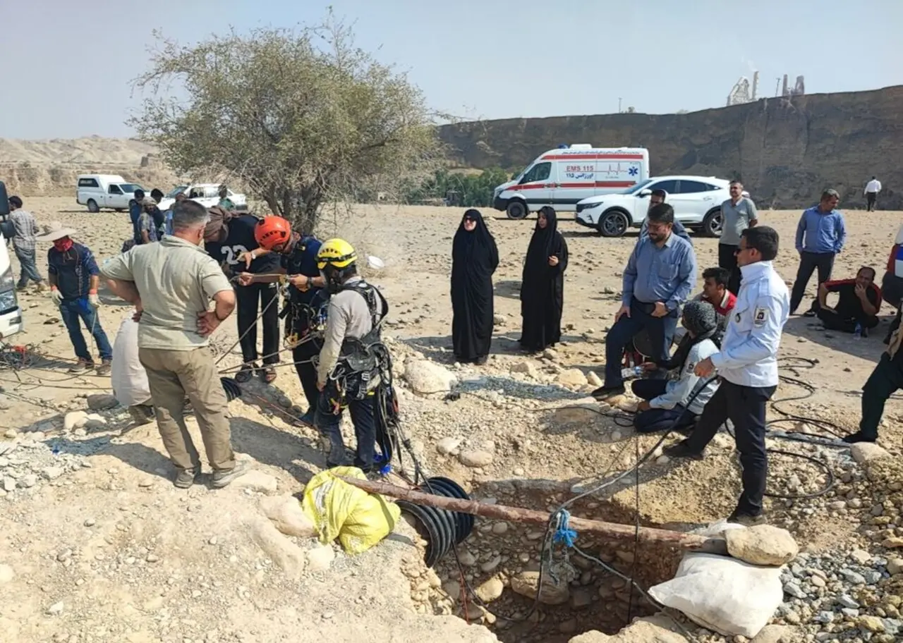 فاجعه در ارجان بهبهان؛ سقوط مرگبار دو حفار غیرمجاز خارجی در چاه ۳۰ متری