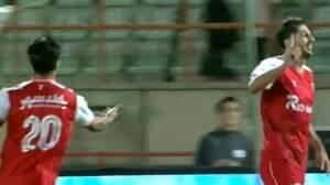  فیلم/ گل اول پرسپولیس به شمس آذر توسط محمدمهدی محبی