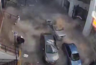  فیلم/ لحظه وحشتناک وقوع زلزله کلمبیا