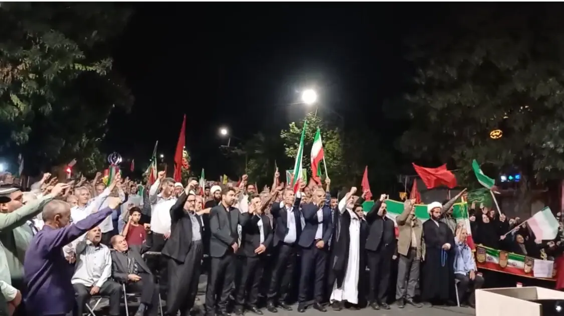  مردم سلماس: «ما ذوالفقار حیدریم، فدائیان رهبریم»