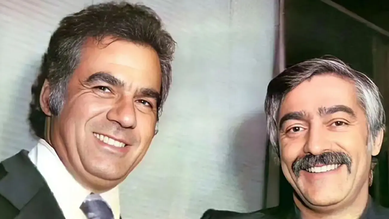 عکس سفر در زمان / تیپ جالب «فردین، ناصر ملک مطیعی و نصرت کریمی»؛ سال ۱۳۵۵